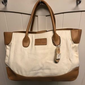 Etienne Aigner Canvas/leather purse